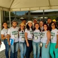 Equipe do OMEC reunida durante pesquisa de campo da Romaria de Finados em 2017